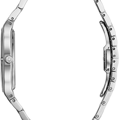 Đồng Hồ Nữ Bulova Đính Kim Cương Dây Thép Không Gỉ 96R231 - Mặt Xà Cừ