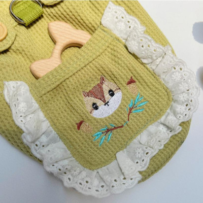 Quần áo vải cotton cho Chó Mèo , Áo Giữ ấm, vải Polyester , Áo dày có tay. Quần Áo Thú Cưng