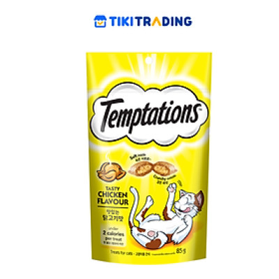 Bánh Thưởng Cho Mèo Temptations Vị Gà 75g/túi