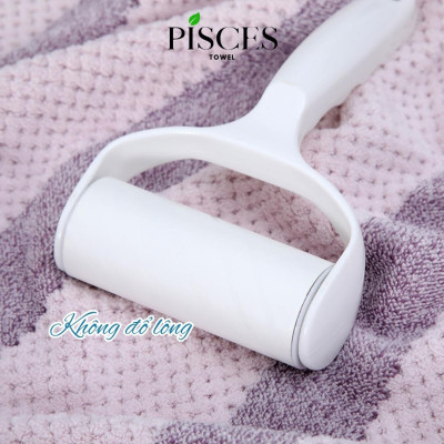 Khăn Tắm PISCES TOWEL 70x140cm Họa Tiết Tổ Ong Cotton Mềm Mại, Khăn Spa Yoga Gym Thể Thao Thấm Hút Mồ Hôi