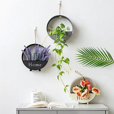 Giỏ hoa cỏ nhân tạo treo tường, để bàn nhiều mẫu đẹp thiết kế chữ home độc đáo trang trí nội thất, ban công, tiểu cảnh, decor nhà hàng, shop thời trang, quán cà phê, spa, khách sạn, lớp học sinh động, tự nhiên
