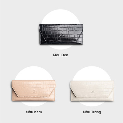 Ví Yuumy ( Thời trang nữ kiểu cầm tay dáng dài - Ví da Verein YV94 )