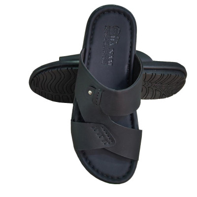 Dép Nam Quai Ngang HÀ NAM Da Bò Thật Cao Cấp DNA2217