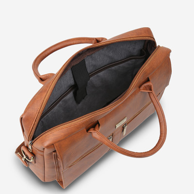 Túi xách công sở nam nữ đựng laptop 15 inch IDIGO MB2 - 6010, túi đựng tài liệu A4 ngăn kéo trước thanh lịch