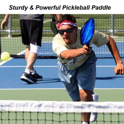 Bộ 2 Vợt Chơi Bóng Pickleball Siêu Nhẹ Và Nhanh Chóng Kèm Túi Đựng 4 Quả Bóng {gồm 4 bóng 1 túi ( 2 vợt)}