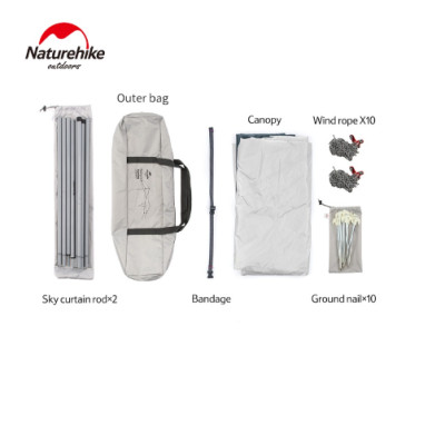 Tăng dã ngoại phủ bạc NatureHike NH16T012-S/NH16T013-S (phiên bản 2021)