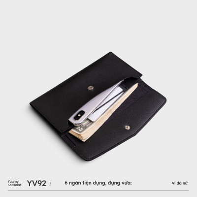 Ví Yuumy ( Thời trang nữ kiểu cầm tay dáng dài - Ví da Verein YV92 )
