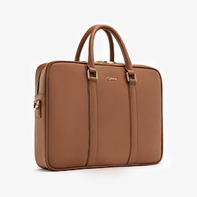 Cặp da nam công sở Gence da bò Mill GCE28-cặp đựng laptop-cặp đi công tác-túi xách nam đựng tài liệu