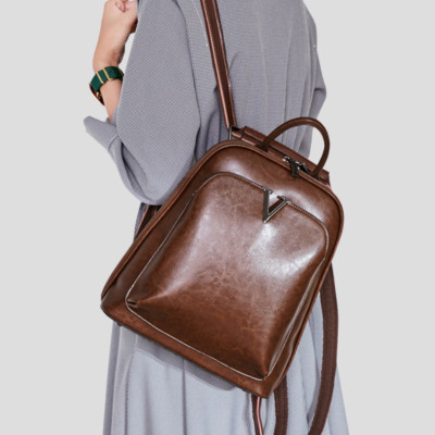 Balo nữ 100% da thật hàng cao cấp phong cách cá tính mới