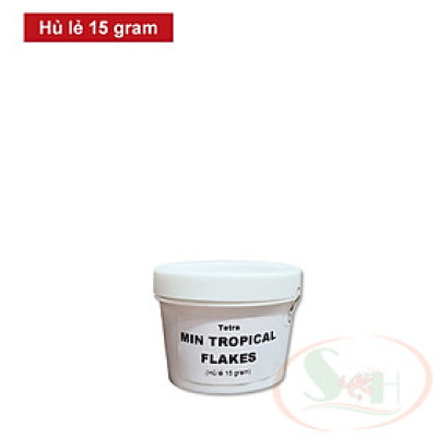 Thức ăn cá TetraMin Tropical Flakes (Tetra Min) dạng lá nổi dinh dưỡng bể cá tép cảnh