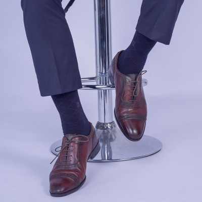 Hộp 5 đôi tất vớ đi giày tây nam công sở cổ cao MRM Manlywear, sợi cotton organic cao cấp thoáng khí, chống hôi chân