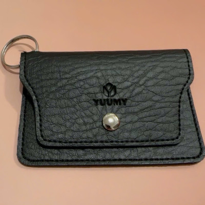 Ví cầm tay thời trang đa năng MÀU ĐEN Móc khóa