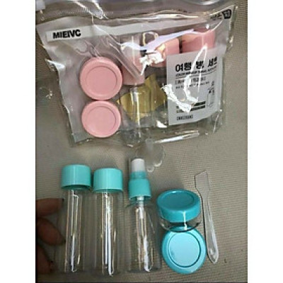   Hủ chiết mỹ phẩm 5 -7 món kèm túi zip tiện dụng nhỏ gọn 