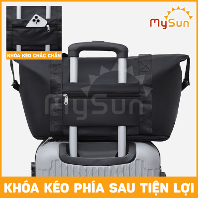 Túi xách tay du lịch nam nữ 2 TẦNG gấp gọn cỡ size to lớn đựng nhiều đồ cá nhân MySun