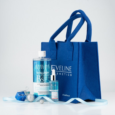 Túi vải dạ đựng đồ, nhãn hiệu Eveline màu xanh