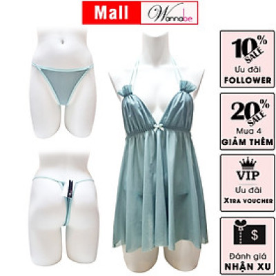 Váy ngủ lưới sexy WANNBE DNC16 đầm ngủ xuyên thấu khiến chàng luôn mê đắm bạn