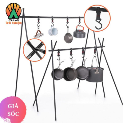  Giá Treo Đồ Tiện Lợi Thiết Kế 4 Móc dùng Cho Du Lịch Dã Ngoại Cắm Trại NatureHike NH19BJ082