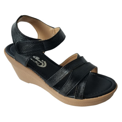 Giày Đế Xuồng Nữ BIGGBEN Da Bò Thật Cao 7 Phân SDX68