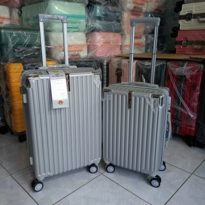 Bộ 2 cái Vali kéo du lịch gia đình Tundo nhựa ốp góc chống va đập size 20 và 24 đủ màu lựa chọn