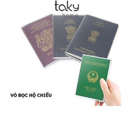 Vỏ Bọc Hộ Chiếu - Vỏ Passport Trong Suốt, Vỏ Đựng Hộ Chiếu, Tiện Dụng, Nhỏ Gọn, Sử Dụng Dễ Dàng An Toàn Khi Đi Du Lịch. 5310