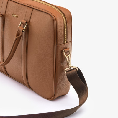 Cặp da nam công sở Gence da bò Mill GCE28-cặp đựng laptop-cặp đi công tác-túi xách nam đựng tài liệu