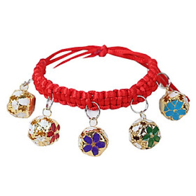 Vòng chuông hoa cho chó mèo (màu giao ngẫu nhiên)