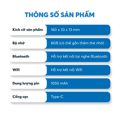 Bút ngoại ngữ - Smart Pen MC08 - Bút phiên dịch thông minh đa ngôn ngữ (Hàng chính hãng)