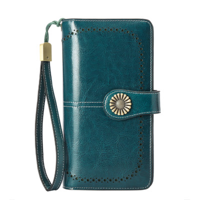 Ví Da Bò Cầm Tay Dáng Dài Thời Trang cao cấp Cho Nữ phong cách mới