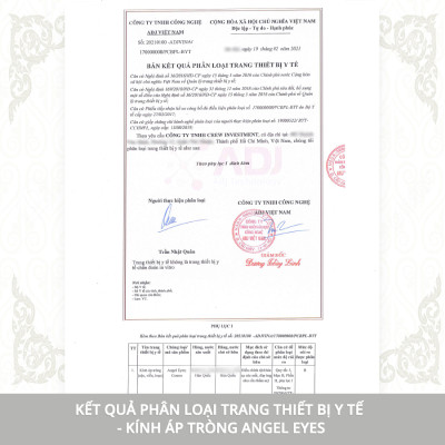 Lens trong suốt cận Angel Eyes Cosmo có độ từ 0 đến 15 độ, dòng kính áp tròng cận trong suốt có độ phù hợp mọi nhu cầu