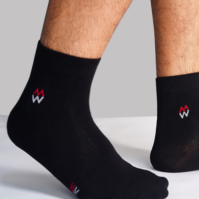 Combo 5 đôi tất nam vớ nam Cổ Dài Cao Câp MRM FASHION (Đen)