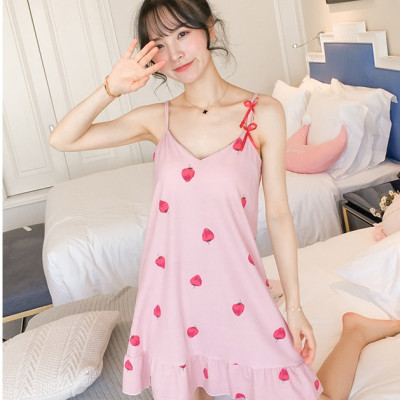 Váy ngủ 2 dây, đầm mặc nhà nữ Haint Boutique nhiều màu dễ thương VN21