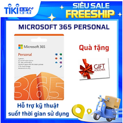 Phần mềm Microsoft 365 Personal | 1 User | 1TB | 365 ngày – Hàng chính hãng