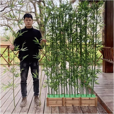 Trúc giả decor 10 cây trúc xịn giả nhiều lá - Size từ 120cm đến 200cm - Cây giả, hoa lụa Decor trang trí nhà cửa