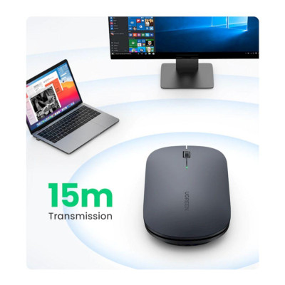 Ugreen UG90372MU001TK 4000dpi 10M 2.4g Màu Đen Chuột không dây - HÀNG CHÍNH HÃNG