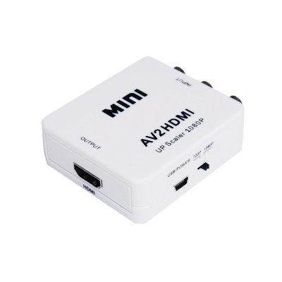 SOAIY Bộ chuyển đổi tín hiệu từ AV sang HDMI Mini - Hàng Nhập Khẩu