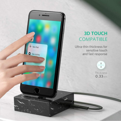 Ugreen UG60372SP113TK iPhone 7 - 8 màu trắng 2 miếng dán kính cường lực bảo vệ chống trầy xướt - HÀNG CHÍNH HÃNG