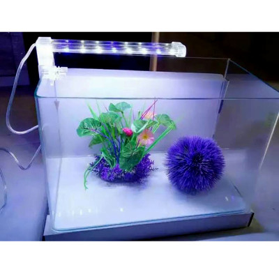 Đèn bể cá cảnh KẸP hồ cá 15cm 25cm 35cm 45cm 60cm BONETAR 10D 20D 30D 40D cao cấp, 2 màu trắng xanh, siêu bền, tiết kiệm điện