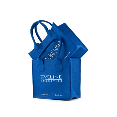 Túi vải dạ đựng đồ, nhãn hiệu Eveline màu xanh