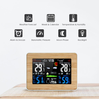 Trạm thời tiết không dây màng hình LCD