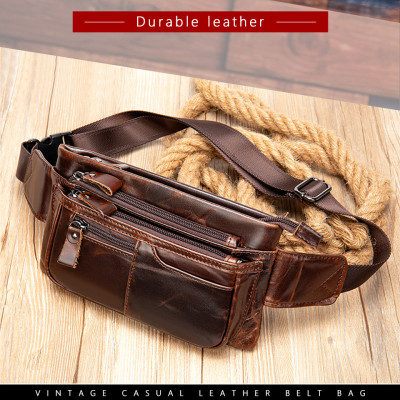 Túi đeo chéo nam DA BÒ THẬT – BEE GEE DCN9378