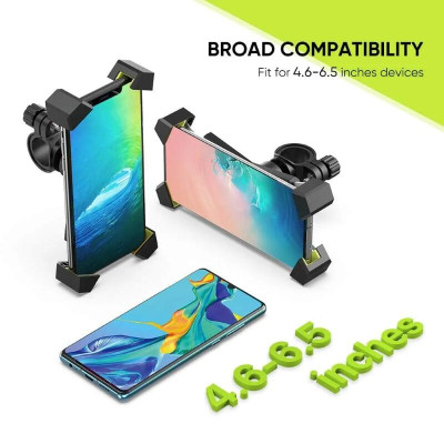 Ugreen UG60989LP181TK Màu Đen Giá đỡ điện thoại UGREEN cho xe đạp xoay 360 độ - HÀNG CHÍNH HÃNG