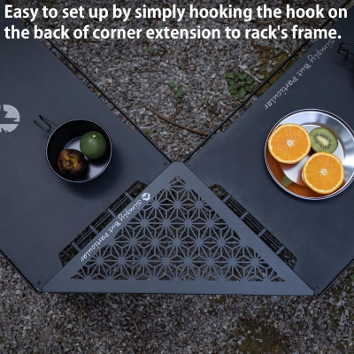 Mặt tam giác nhôm Campingmoon T-2306C dùng cho kệ Campingmoon T230