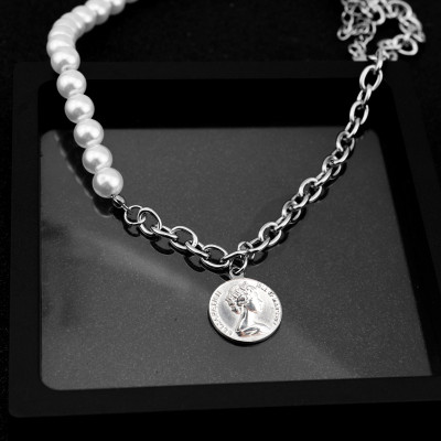 Vòng cổ ngọc trai titan đa phong cách ấn tượng