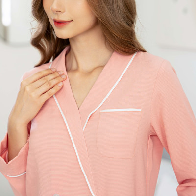 Bộ Đồ Satin Dài Nữ Vincy Thoáng Mát BSD035W01