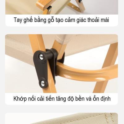 Ghế Gấp Gọn, Ghế Xếp Giã Ngoại- Du Lịch-Cắm trại-Câu cá-YZ032