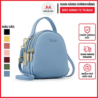 Balo Nữ Mini Thời Trang FOREVER YOUNG Đi Học Đeo Vai Đeo Chéo Da Mềm Nhiều Ngăn Tiện Dụng Đẹp Giá Rẻ FY04 - Micocah Mall