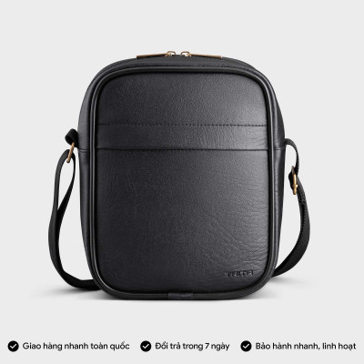 Túi Trita ( Thời trang nam dáng đứng - Túi đeo chéo da RTN12 )