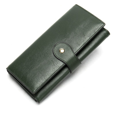 Ví Da Bò Cầm Tay Dáng Dài Thời Trang cao cấp Cho Nữ phong cách châu âu