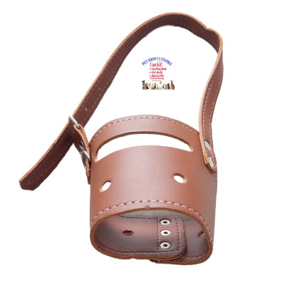 Rọ mõm Chó Chất liệu da 2 lớp mềm Chắc chắn Giúp thú cưng Không cắn phá Không sủa theo ý muốn Không ăn vật lạ An toàn