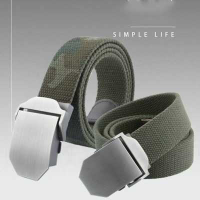 Dây Lưng Vải Nam U689 US ARMY Phong Cách Lính, Mặt Khóa Hợp Kim Thép Không Ghỉ Sáng Bóng-HÀNG CHÍNH HÃNG
